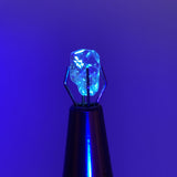 Cristal de roche biterminé à inclusions de pétrole - Taille 1