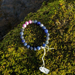 Bracelet Synergie ~ L'Envolée ~ Sodalite et Phosphosidérite