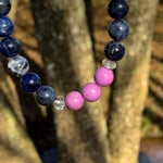 Bracelet Synergie ~ L'Envolée ~ Sodalite et Phosphosidérite