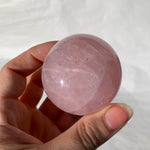 Sphère de Quartz rose astérié extra - ref13