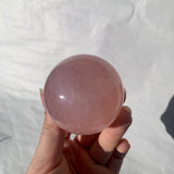 Sphère de Quartz rose astérié extra - ref19