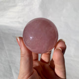 Sphère de Quartz rose astérié extra - ref01