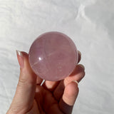 Sphère de Quartz rose astérié extra - ref07