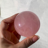 Sphère de Quartz rose astérié extra - ref08