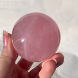 Sphère de Quartz rose astérié extra - ref14