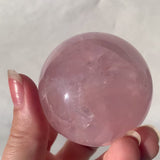 Sphère de Quartz rose astérié extra - ref10