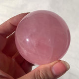 Sphère de Quartz rose astérié extra - ref08