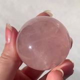 Sphère de Quartz rose astérié extra - ref17