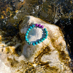 Bracelet Synergie ~ L'Alchimiste ~ Turquoise et Phosphosidérite