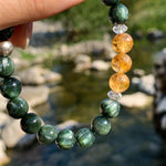 Bracelet Synergie ~ La Priorisée ~ Séraphinite et Citrine