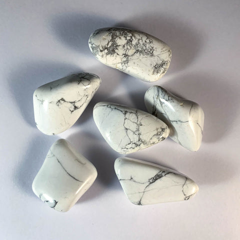 Howlite roulée - Taille 3