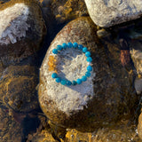 Bracelet Synergie ~ La Motivée ~ Apatite bleue et Citrine chauffée