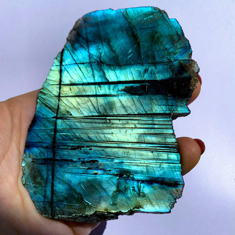 Plaque polie de Labradorite Crépuscule - ref13