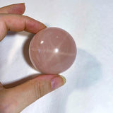 Sphère de Quartz rose astérié extra - ref05
