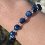 Bracelet Quintessence en Cyanite bleue (Disthène) ~ Conscience ~